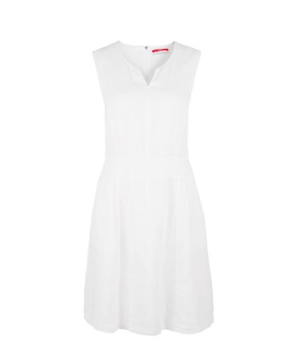 linnen jurk wit