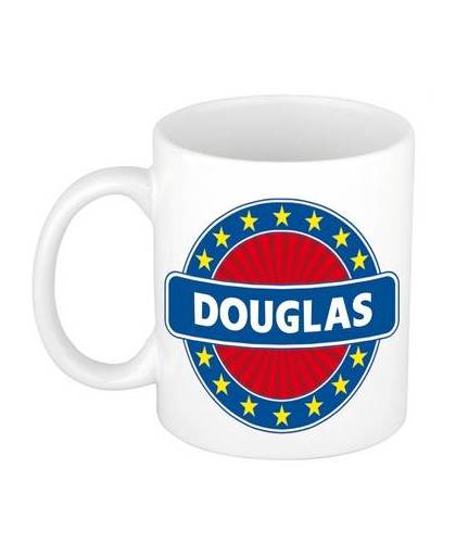 Douglas naam koffie mok / beker 300 ml - namen mokken