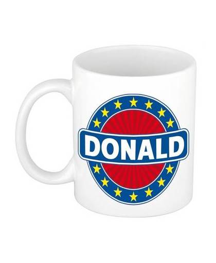 Donald naam koffie mok / beker 300 ml - namen mokken