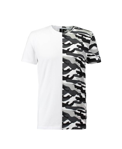 T-shirt met camouflage