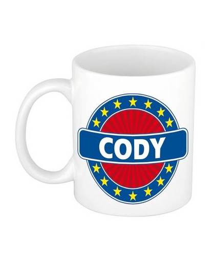 Cody naam koffie mok / beker 300 ml - namen mokken