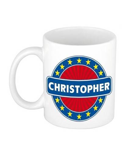 Christopher naam koffie mok / beker 300 ml - namen mokken