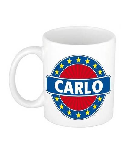 Carlo naam koffie mok / beker 300 ml - namen mokken