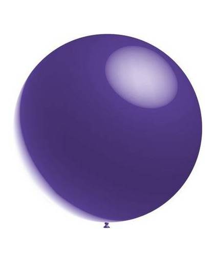 Paarse reuze ballon metallic 60cm