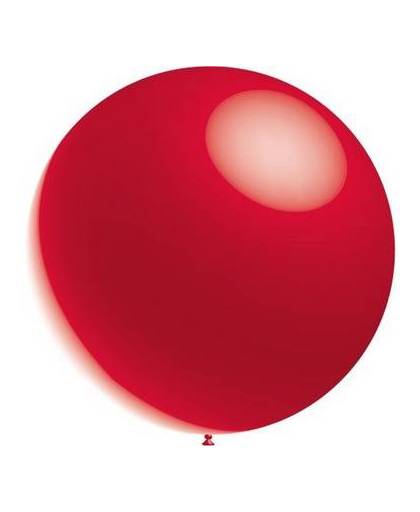 Rode reuze ballon metallic 60cm
