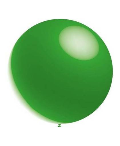 Groene reuze ballon metallic 60cm