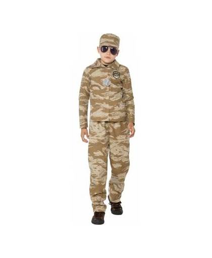 Commando kostuum voor kinderen 130-143 (7-9 jaar)