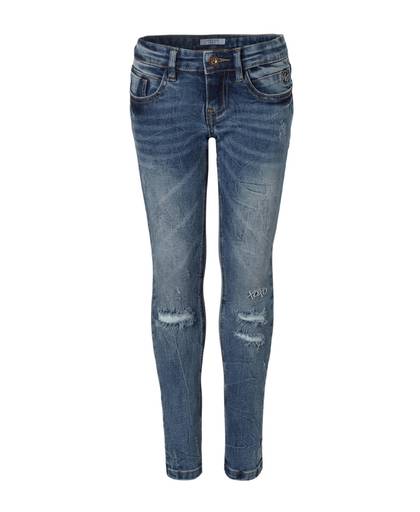 skinny jeans Fiona met slijtage details