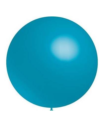 Turquoise reuze ballon 60cm