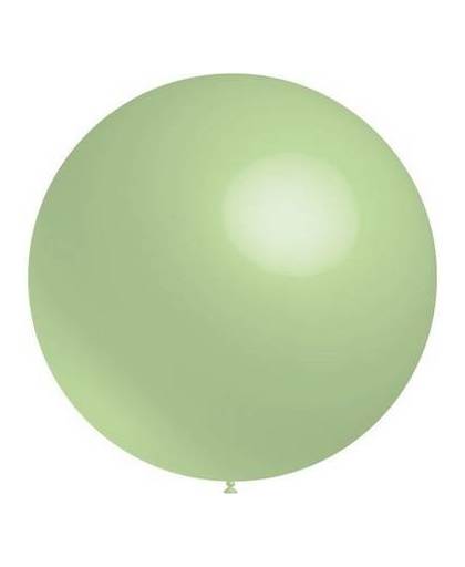 Lichtgroene reuze ballon 60cm
