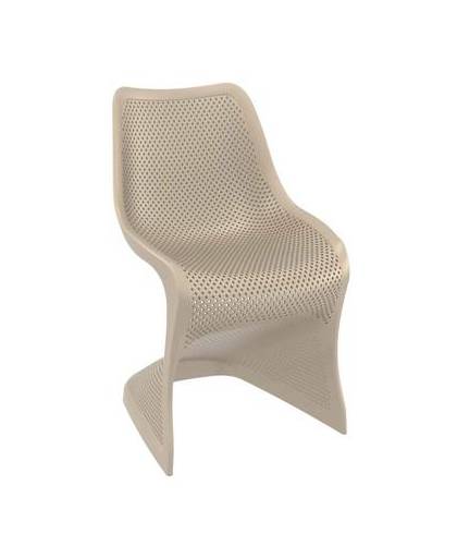 24designs stapelbare stoel salento - kunststof - zand