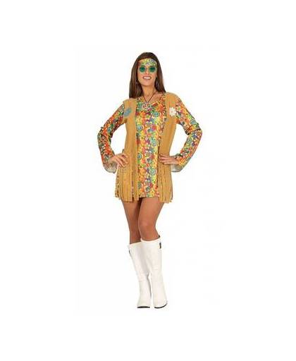 Hippie kostuum dames regenboog - large / 42-44