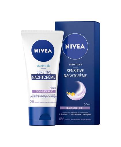 Essentials sensitive nachtcrème -50ml