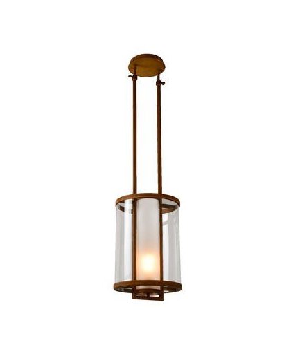 Lucide - brunello hanglamp 31cm - roest bruin
