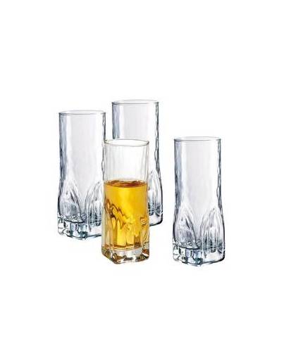 4x hoge whiskey glazen - 300 ml - whiskyglas