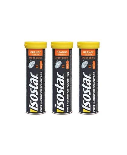 Powertabs orange sportdrink tabletten (3 flacons)