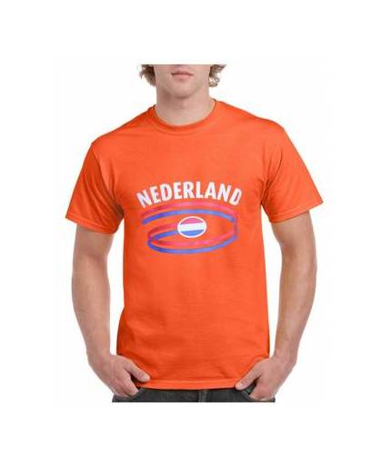 Oranje t-shirt nederland heren l
