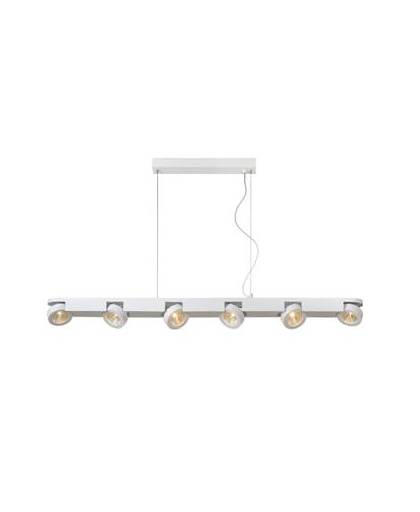 Lucide mitrax-led - hanglamp - led dimb. - 6x5w 3000k - wit