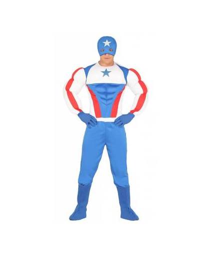 Superheld kostuum amerika - medium / 48-50