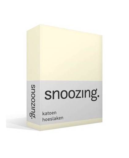 Snoozing katoen hoeslaken - 2-persoons (150x200 cm)