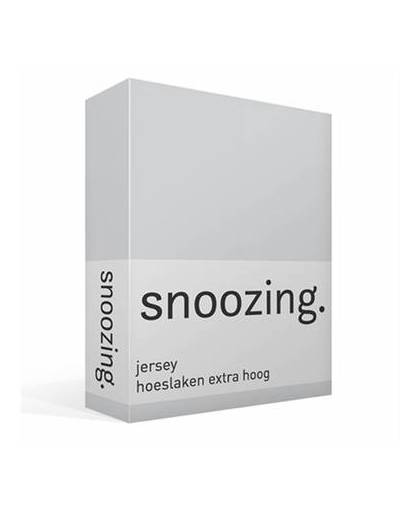 Snoozing jersey hoeslaken extra hoog - lits-jumeaux (160x200 cm)