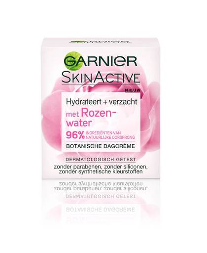 botanische dagcrème met rozenwater - droge en gevoelige huid - 50ml - dagcrème