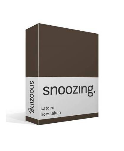 Snoozing katoen hoeslaken - 2-persoons (150x200 cm)