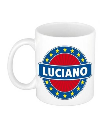 Luciano naam koffie mok / beker 300 ml - namen mokken