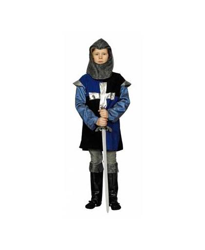 Blauw ridder kostuum voor kinderen 98-104