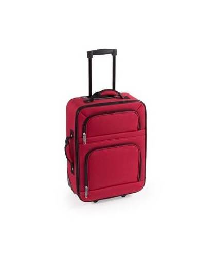 Handbagage trolley rood 50 cm - 35,5 x 16,5 x 50 cm - reiskoffer