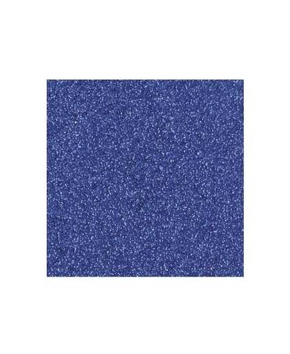 Donkerblauw glitter papier vel