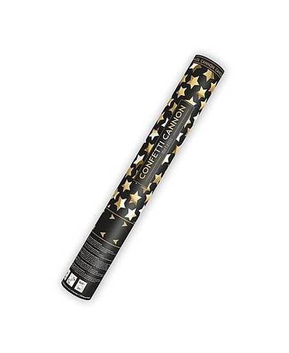 Confetti kanon gouden sterren 40 cm - confetti shooter / party popper