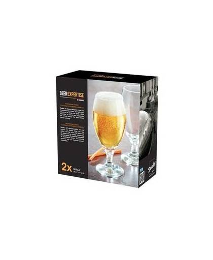 2x speciaalbier glazen kelkvormige - 380 ml - bierglazen