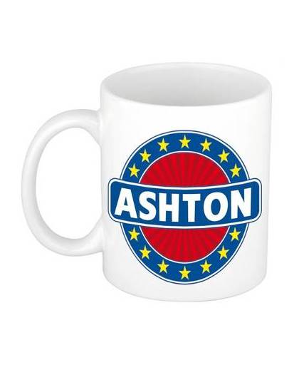 Ashton naam koffie mok / beker 300 ml - namen mokken