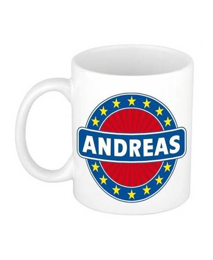 Andreas naam koffie mok / beker 300 ml - namen mokken
