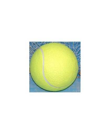Opblaasbare tennisbal xl geel 20 cm
