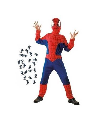 Spinnenheld verkleedpak maat m voor kinderen