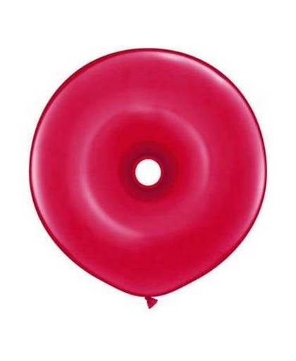 Donut ballon rood 40cm