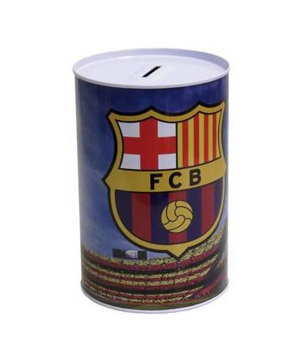 Fc barcelona - spaarpot - 10 x 15 cm - multi