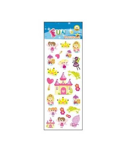 Stickervel prinsessen/feeen 31 x 11 cm - stickers