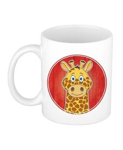 1x giraffes beker / mok - 300 ml - giraffe bekers voor kinderen