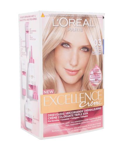 L’Oréal Paris Excellence Crème 03 - Ultra Licht Asblond - Haarverf haarkleuring
