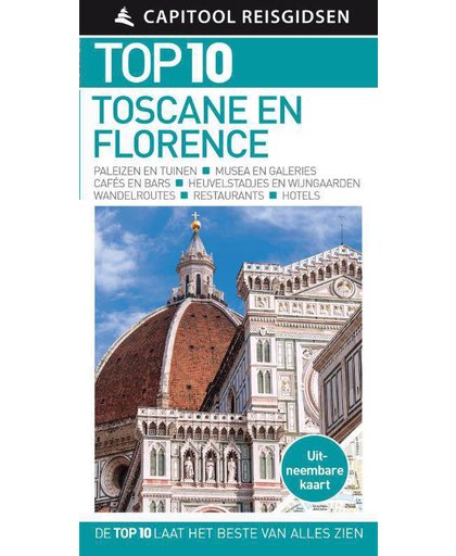 Capitool Top 10 Toscane & Florence + uitneembare kaart - Capitool