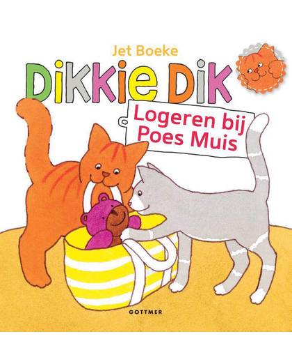 Dikkie Dik-Logeren bij Poes Muis (met knuffeldoekje) - Jet Boeke