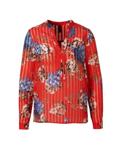 licht transparante top met all over print