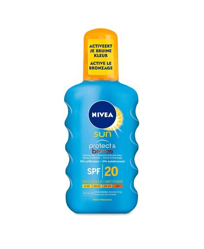 Protect & Bronze zonnebrand spray SPF20 - 200 ml