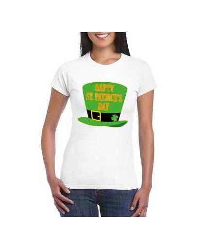 Happy st. Patricksday shirt t-shirt wit dames m