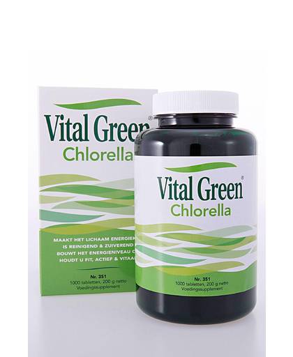 Vital Green Chlorella vitaminen - 1000 stuks