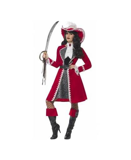 Luxe piraat kapitein kostuum voor dames 40-42 (m)