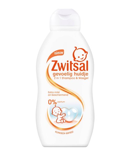 gevoelig huidje shampoo & wasgel - 200 ml - baby
